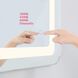 Genesis 30 X 27 inch Glossy White LED Mirror