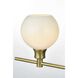 Collier 2 Light 19 inch Satin Gold Bath Sconce Wall Light