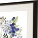 Florals Collection Blue Framed Art