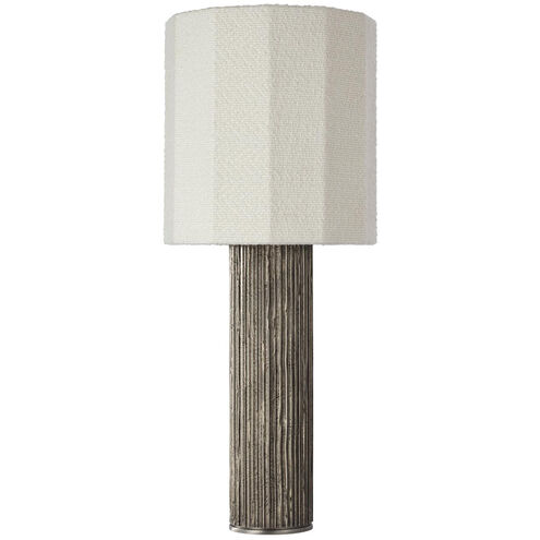 Anne-Marie Barton Fumar 29 inch 15.00 watt Ridged Graphite Table Lamp Portable Light