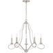 Cameron 5 Light 27 inch Brushed Nickel Chandelier Ceiling Light, HomePlace by Capital Lighting