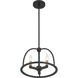 Abbott 3 Light 13.75 inch Black Mini Chandelier Ceiling Light
