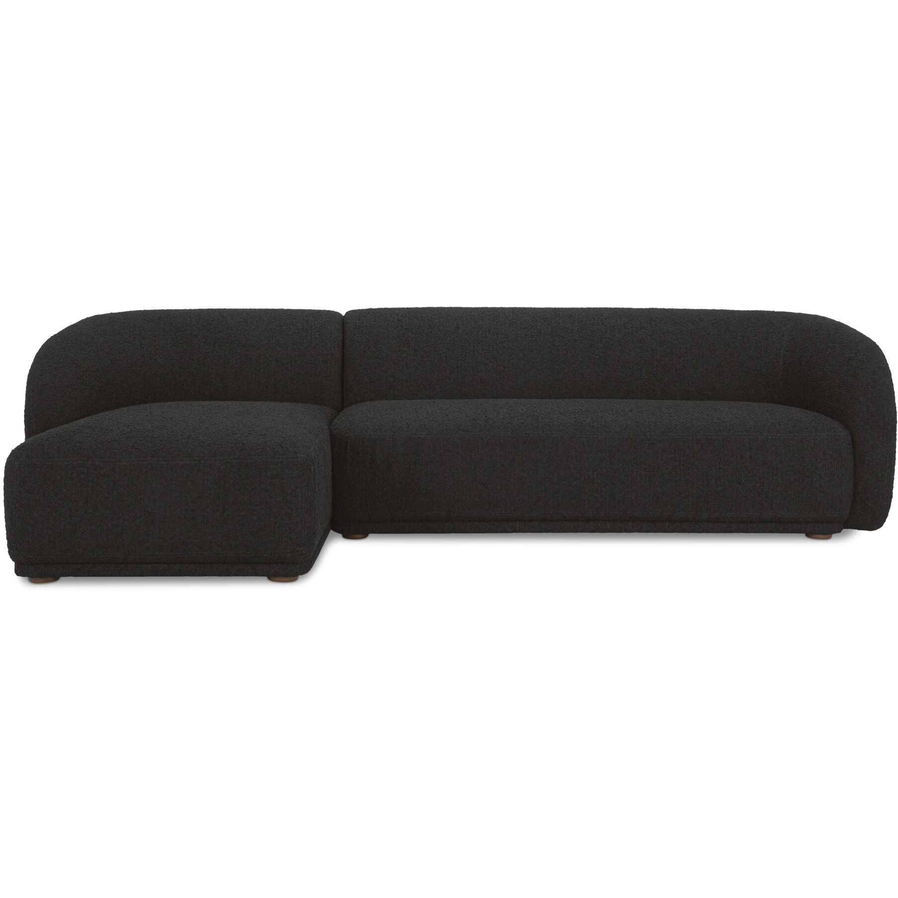 Faye Black Sectional, Left