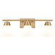 Vivica Vanity Light Wall Light in Brushed Gold