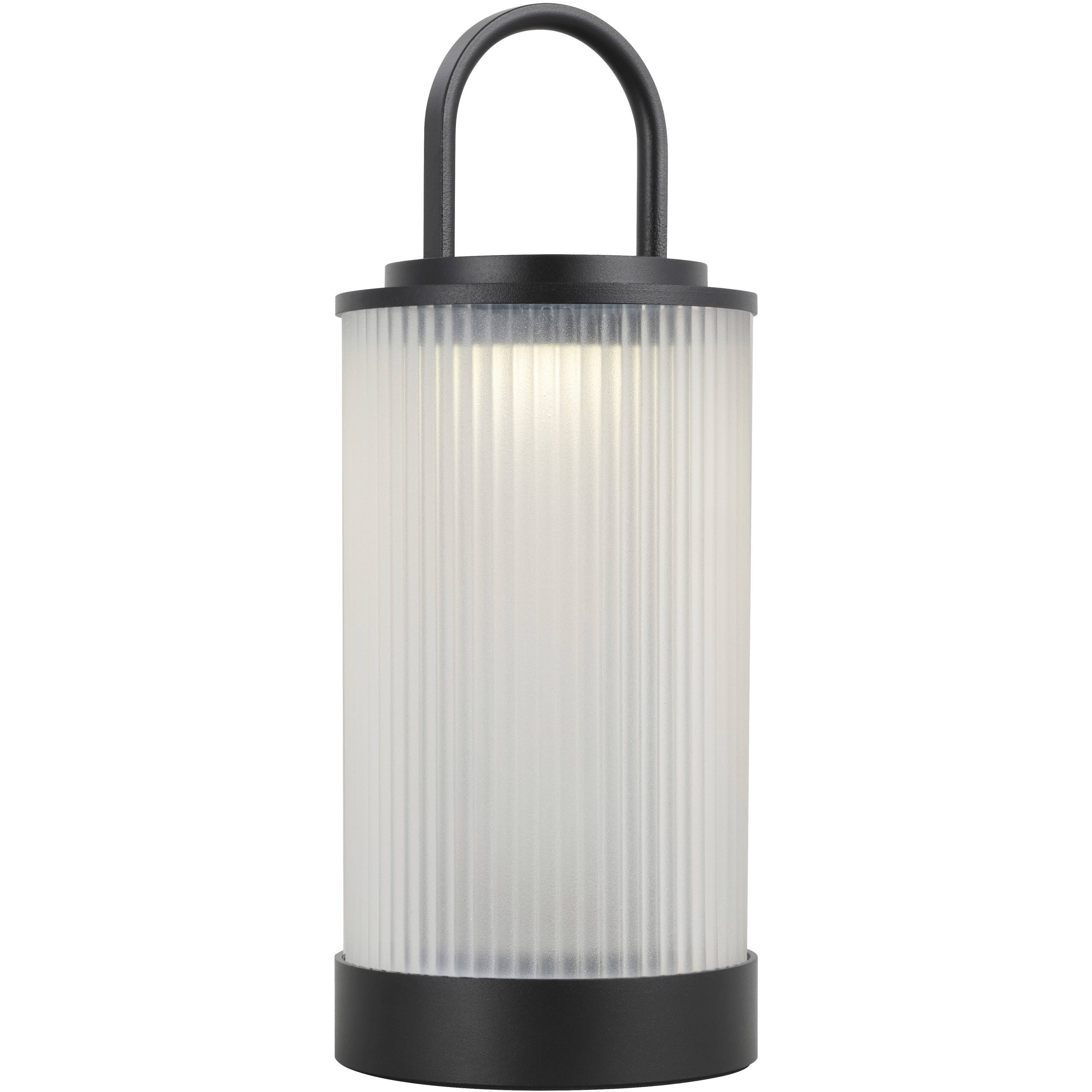 Tawa 11 inch 2.2 watt Black Rechargeable Table Lamp Portable Light