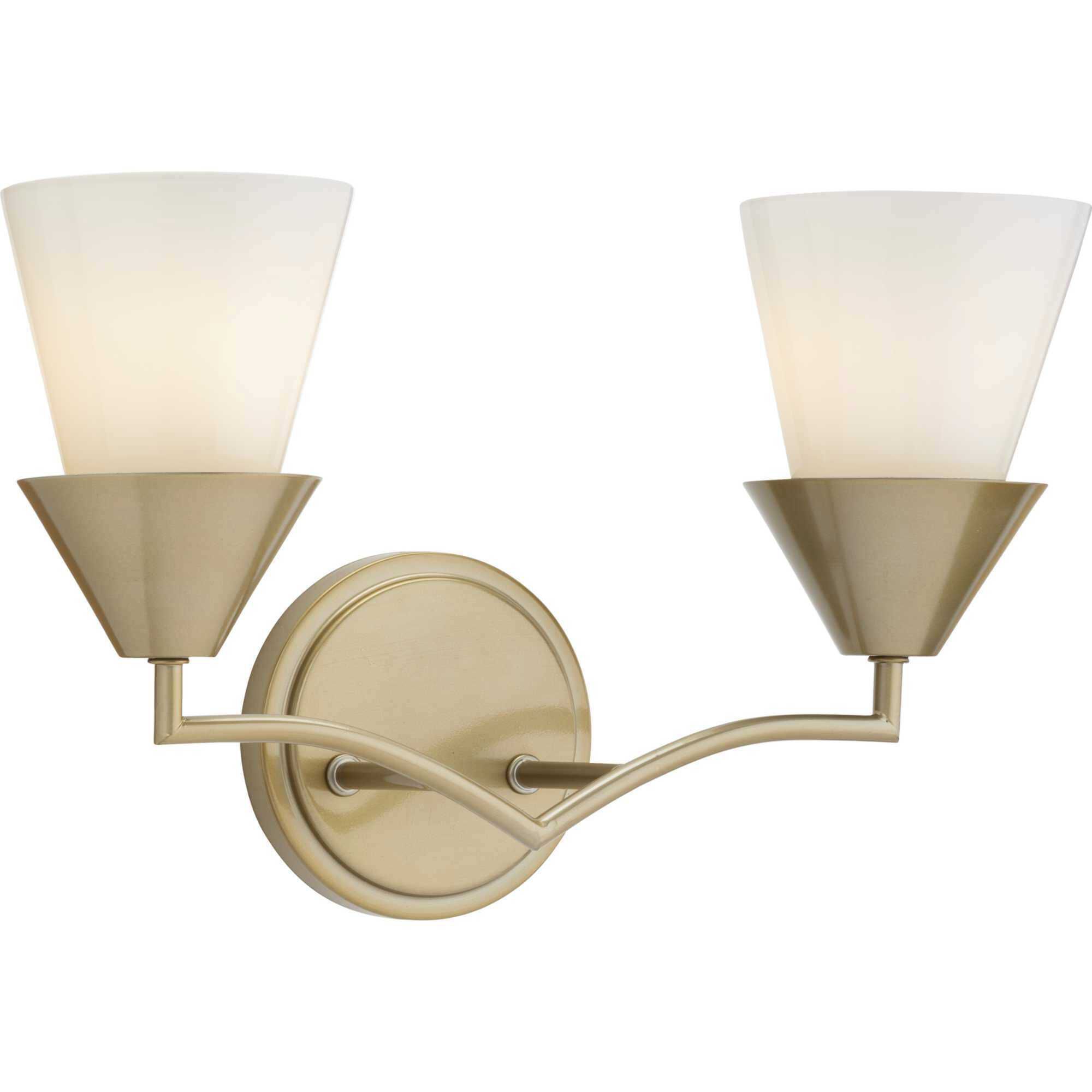 Pinellas 2 Light 15 inch Soft Gold Vanity Light Wall Light, Design Series
