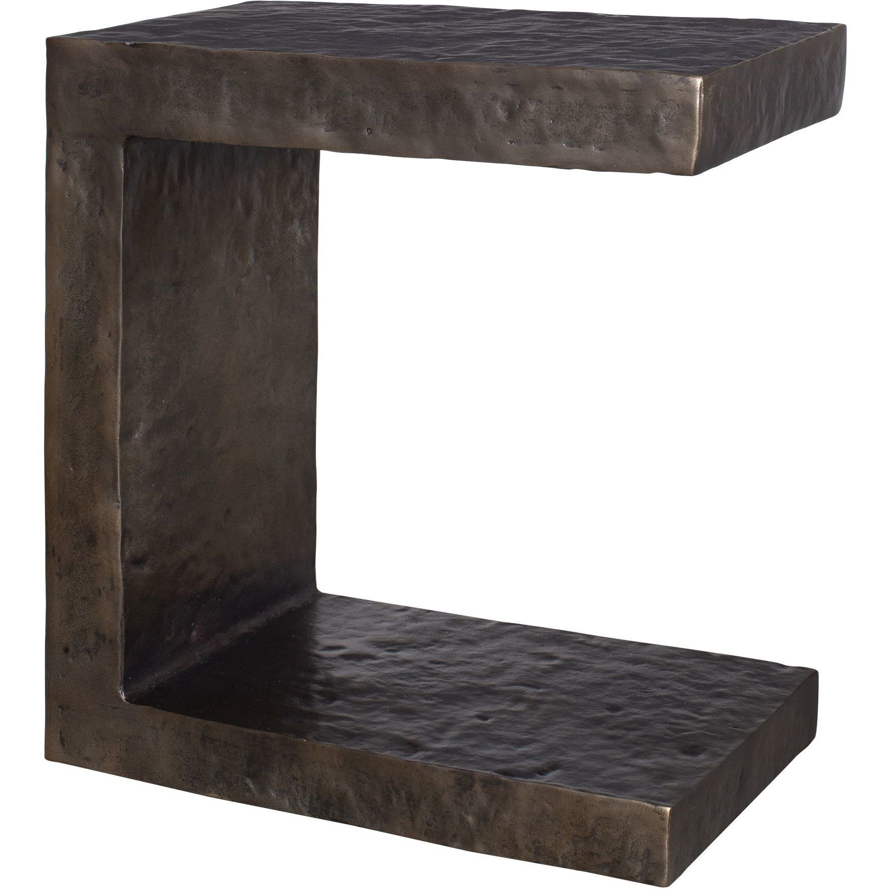 Obra 22 X 20 inch Dark Bronze Outdoor Side Table