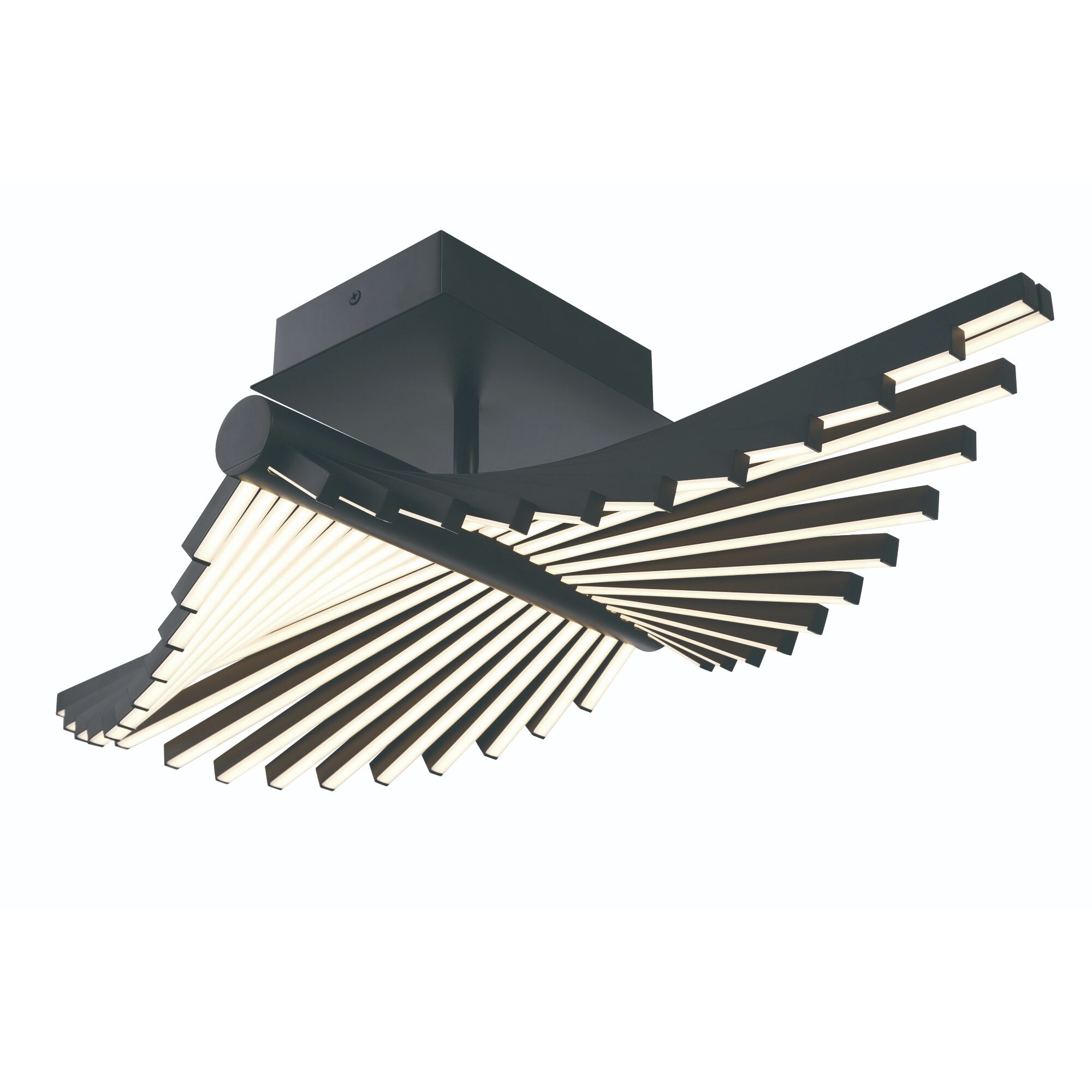 Seraph LED 11.25 inch Black Flush Mount Ceiling Light