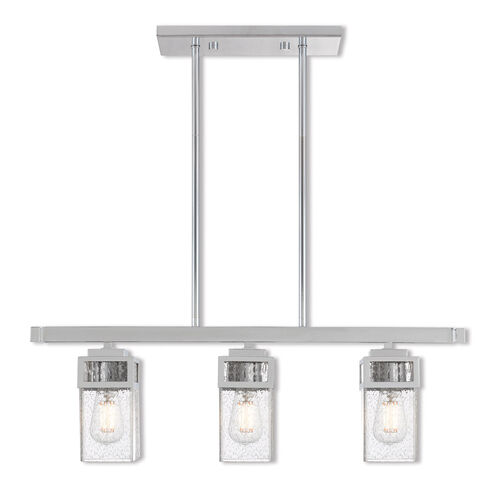 Harding 3 Light 28 inch Polished Chrome Linear Chandelier Ceiling Light