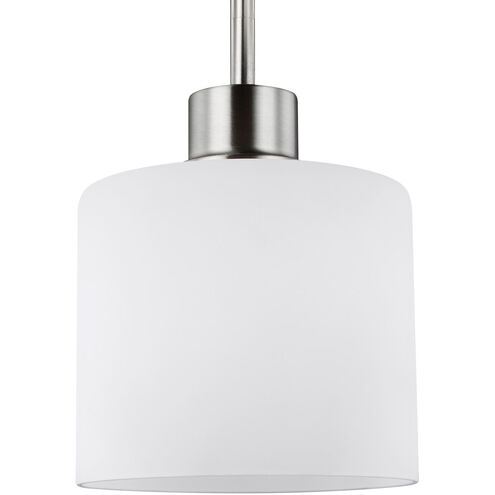 Canfield 1 Light 5.5 inch Brushed Nickel Pendant Ceiling Light