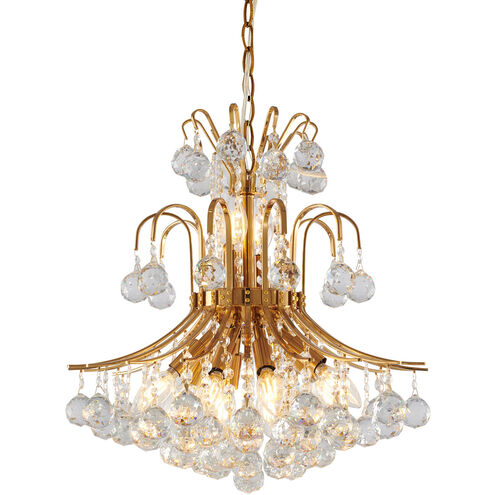 Canada 10 Light 19 inch Stain Brass Chandelier Ceiling Light