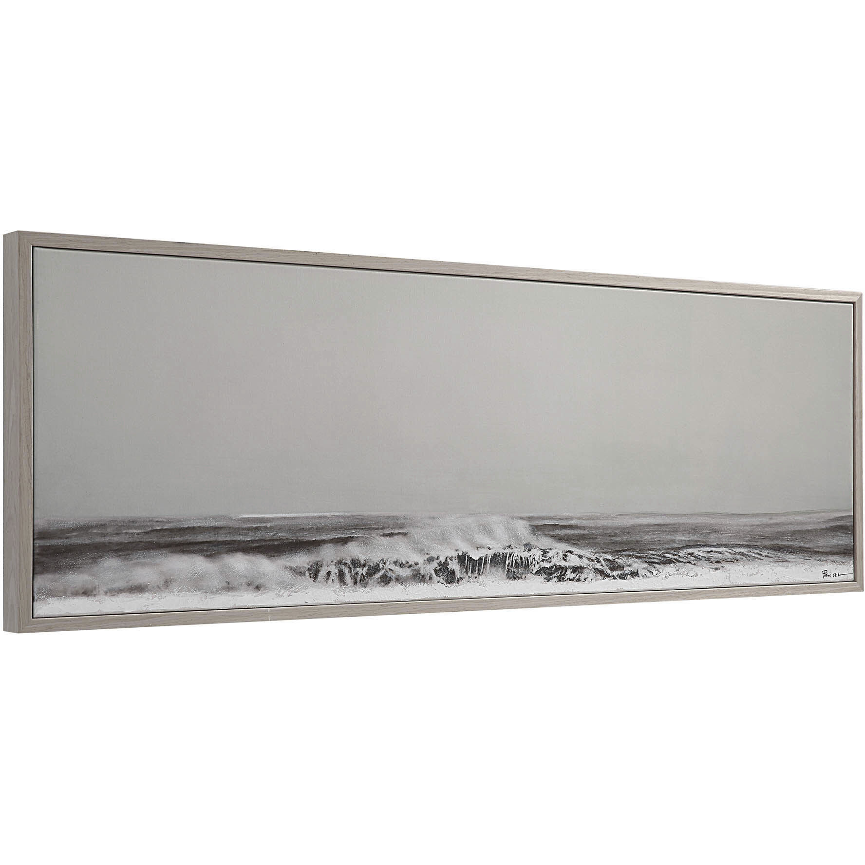 Taormina Grey Canvas Art