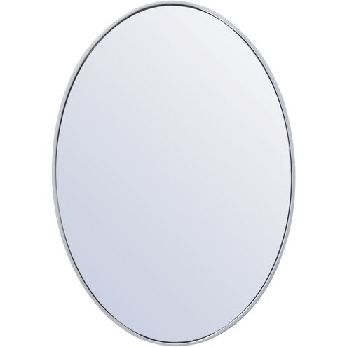 Eternity 34 X 24 inch Silver Wall Mirror