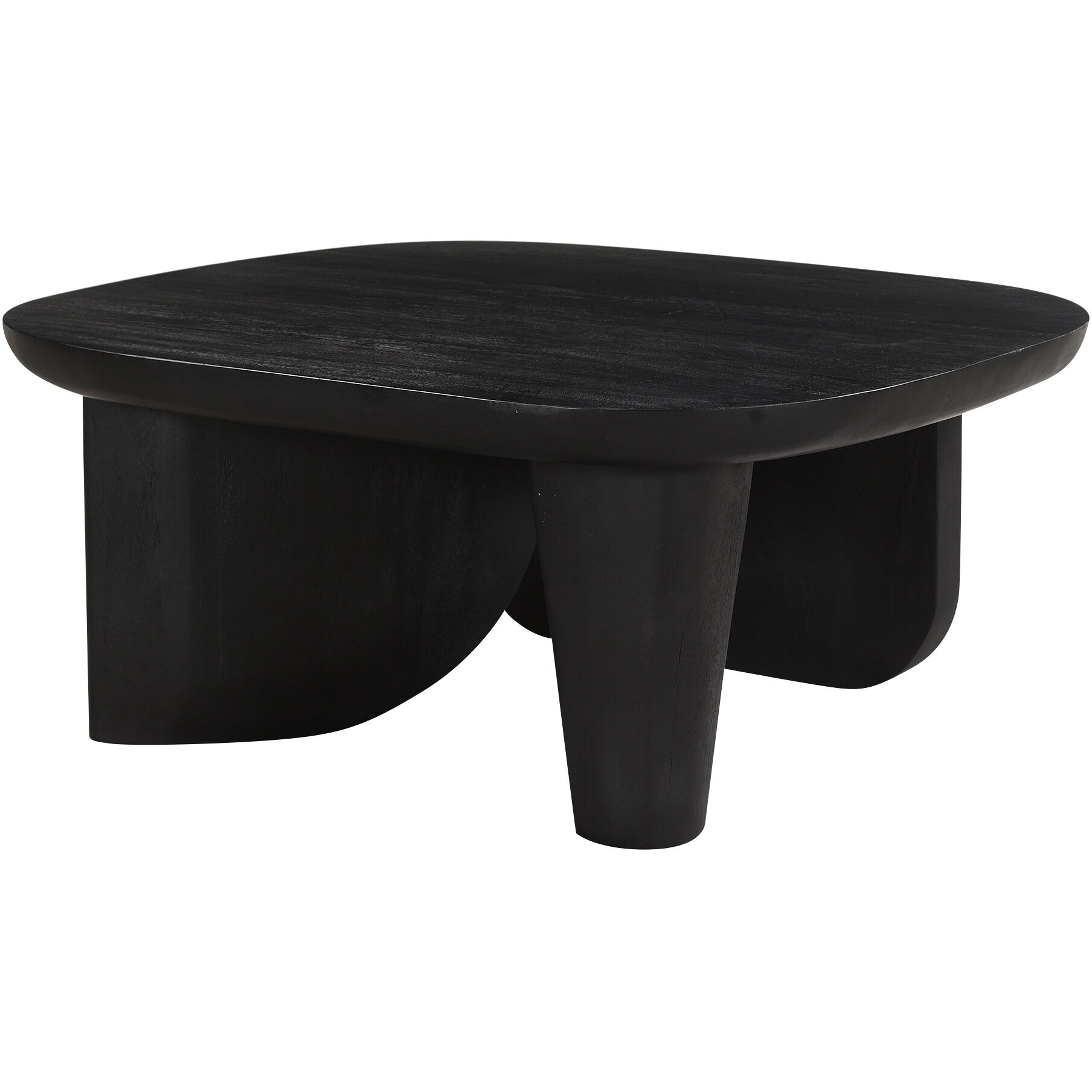 Era 35.5 X 31.5 inch Black Coffee Table