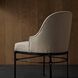 Carrick Oxford White and Blackened Iron Dining Chair