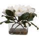 Middleton White Magnolia Blooms Flower Centerpiece