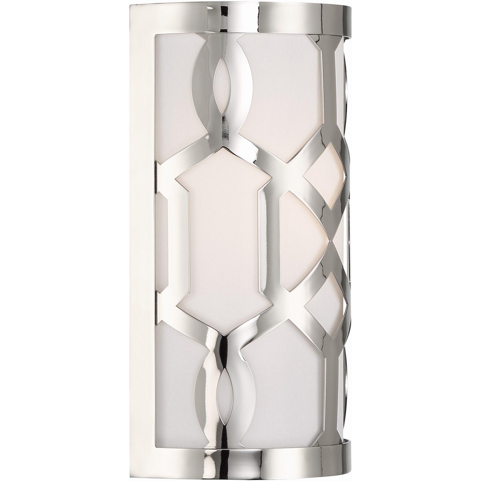 Jennings Bath Sconce Wall Light in Polished Nickel