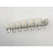 Axis 6 Light 48 inch Satin Nickel Bath Vanity Wall Light