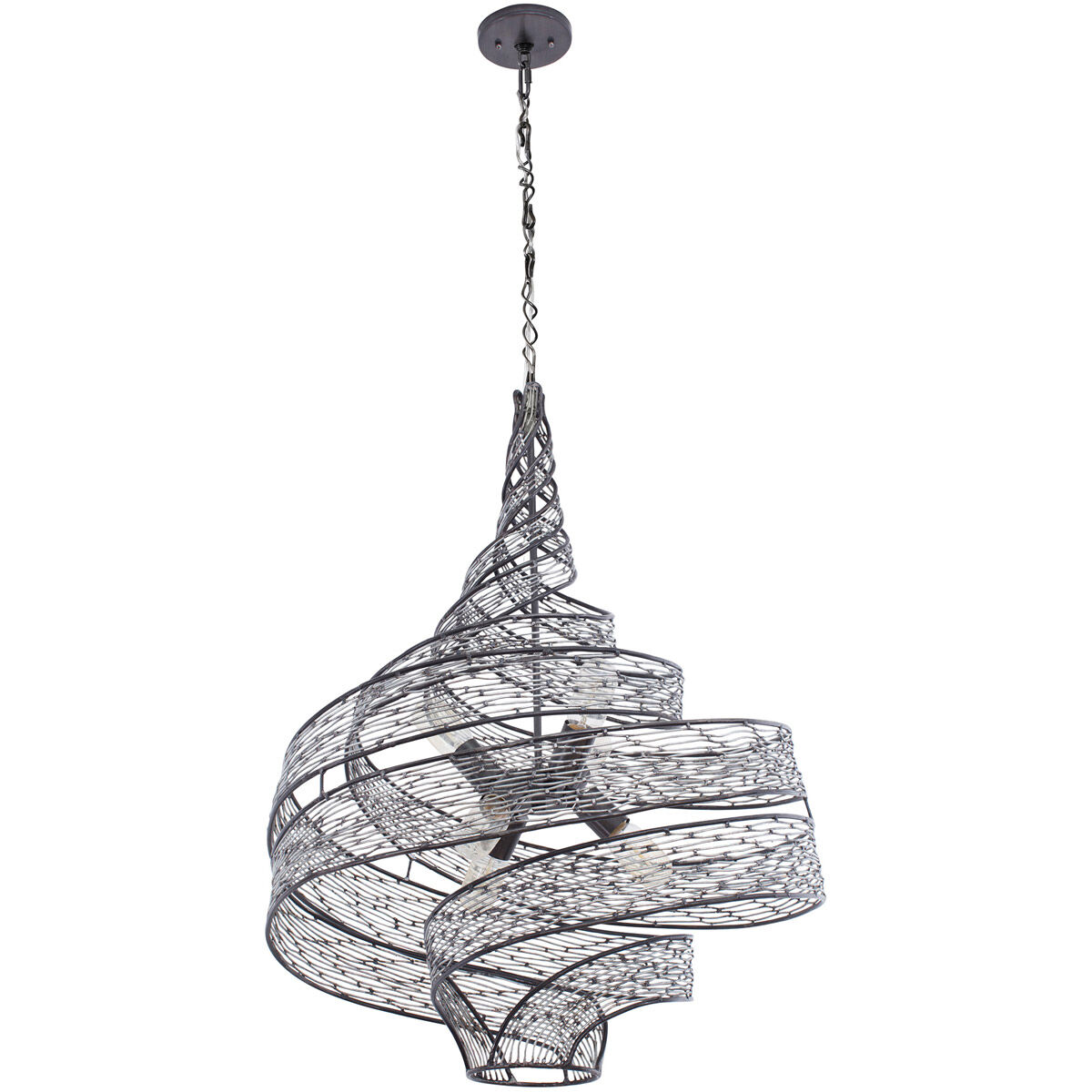 Flow 6 Light 26 inch Steel Pendant Ceiling Light