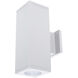 Cube Arch LED 5.5 inch White Sconce Wall Light in Flood, 85, 2700K, Away From Wall