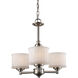 Cahill 3 Light 20 inch Brushed Nickel Chandelier Ceiling Light