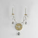 Formosa 2 Light 12 inch Ecru and Venetian Gold Wall Sconce Wall Light