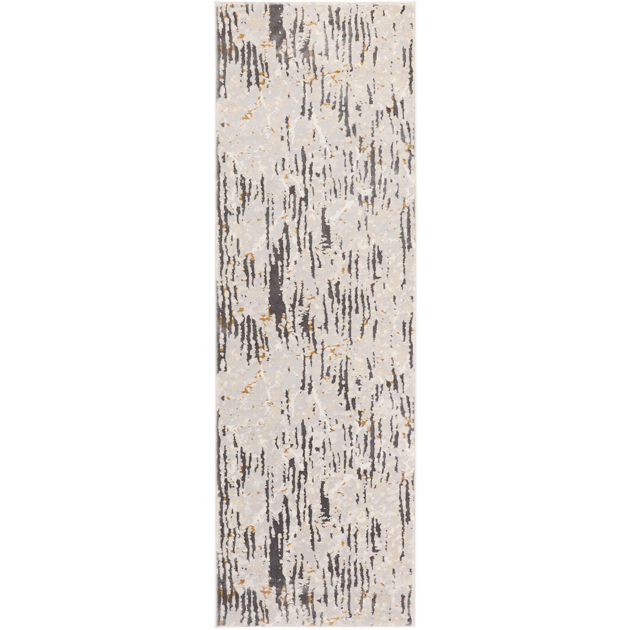 Veleka Gray and Gold Indoor Rug