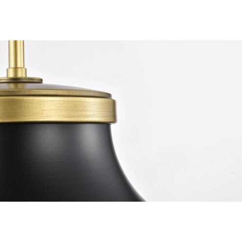 Lafayette 1 Light 14 inch Matte Black Pendant Ceiling Light