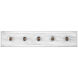 Berdine 5 Light 5 inch Polished Nickel Bath Bar Wall Light