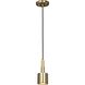 Rhoswen 1 Light 3.5 inch Aged Brass Single Drop Pendant Ceiling Light