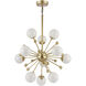 Canada 11 Light 23.6 inch Gold Chandelier Ceiling Light