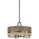 Silver Creek 4 Light 20 inch Stone Grey/Coal/Brushed Nickel Convertible Pendant Ceiling Light