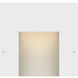Taper 12v 1.20 watt Satin White Landscape Step Light, Vertical