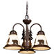 Bozeman LED Burnished Bronze Convertible Light Kit