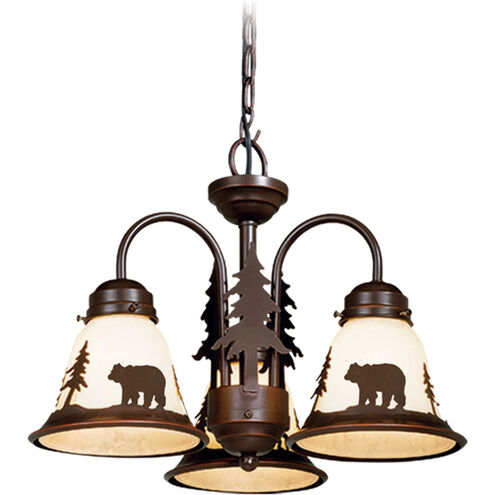 Bozeman LED 16 inch Burnished Bronze Mini Chandelier or Light Kit Ceiling Light