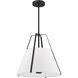 Stevens 4 Light 20 inch Black Pendant Ceiling Light