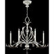 Beveled Arcs 6 Light 44 inch Silver Chandelier Ceiling Light in Silver Leaf