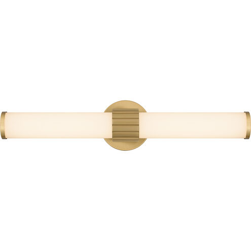 Kaye LED 22.5 inch Aged Brass Bath Light Wall Light, Medium