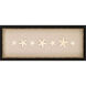 Capiz / Knobby Starfish / Starfish Neutral and White and Beige Framed Art