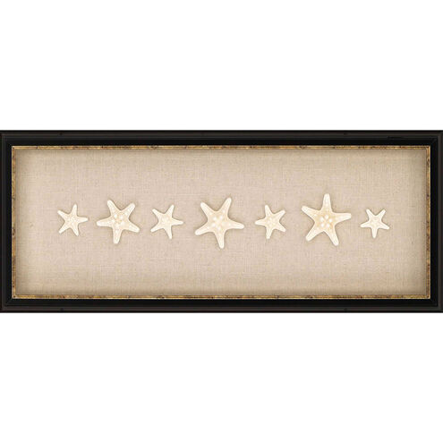 Capiz / Knobby Starfish / Starfish Neutral and White and Beige Framed Art