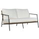 Milan Stinson White Outdoor Sofa, 2 Seater