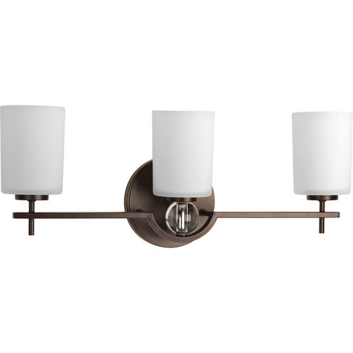 Compass 3 Light 24 inch Antique Bronze Bath Vanity Wall Light