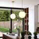 Linden LED 12 inch Muted Brass Pendant Ceiling Light