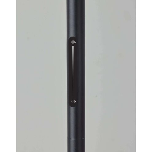 Lawson 60 inch 12.00 watt Black and Antique Brass Floor Lamp Portable Light