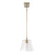 Baker 3 Light 44.5 inch Aged Brass Island Ceiling Light
