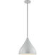 Oden 1 Light 14 inch Matte Grey Pendant Ceiling Light