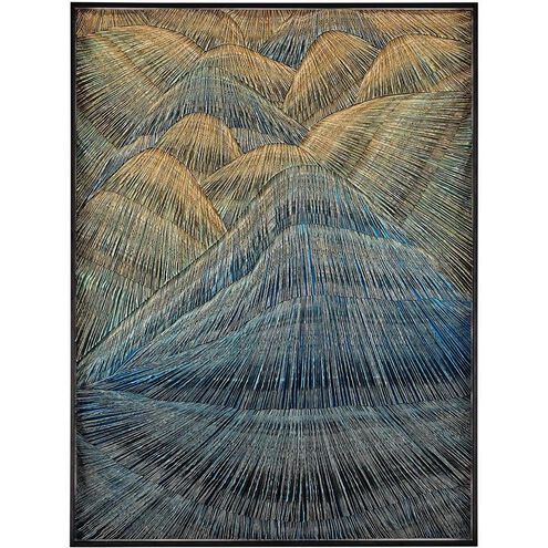 He Hongbin's Infinite Peaks 47.5 X 35.5 inch Oils and Original Art
