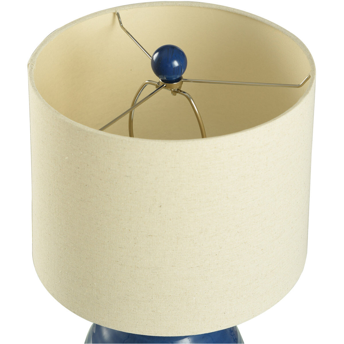 Cameron 21.5 inch 60 watt Sailor Navy Blue Table Lamp Portable Light