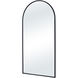 Waren 40 X 20 inch Matte Black Wall Mirror