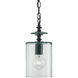 Panorama 1 Light 6 inch Satin Black Pendant Ceiling Light, Small